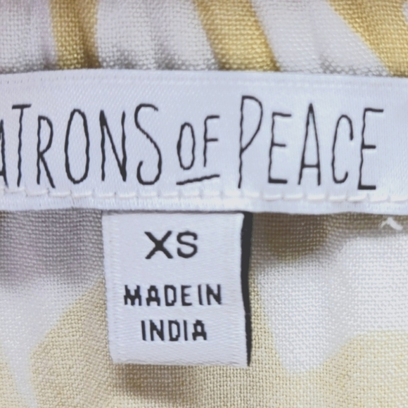 Patrons of Peace June Print Dress Ruffle Tier. Anthropologie Size XS - Picture 5 of 5